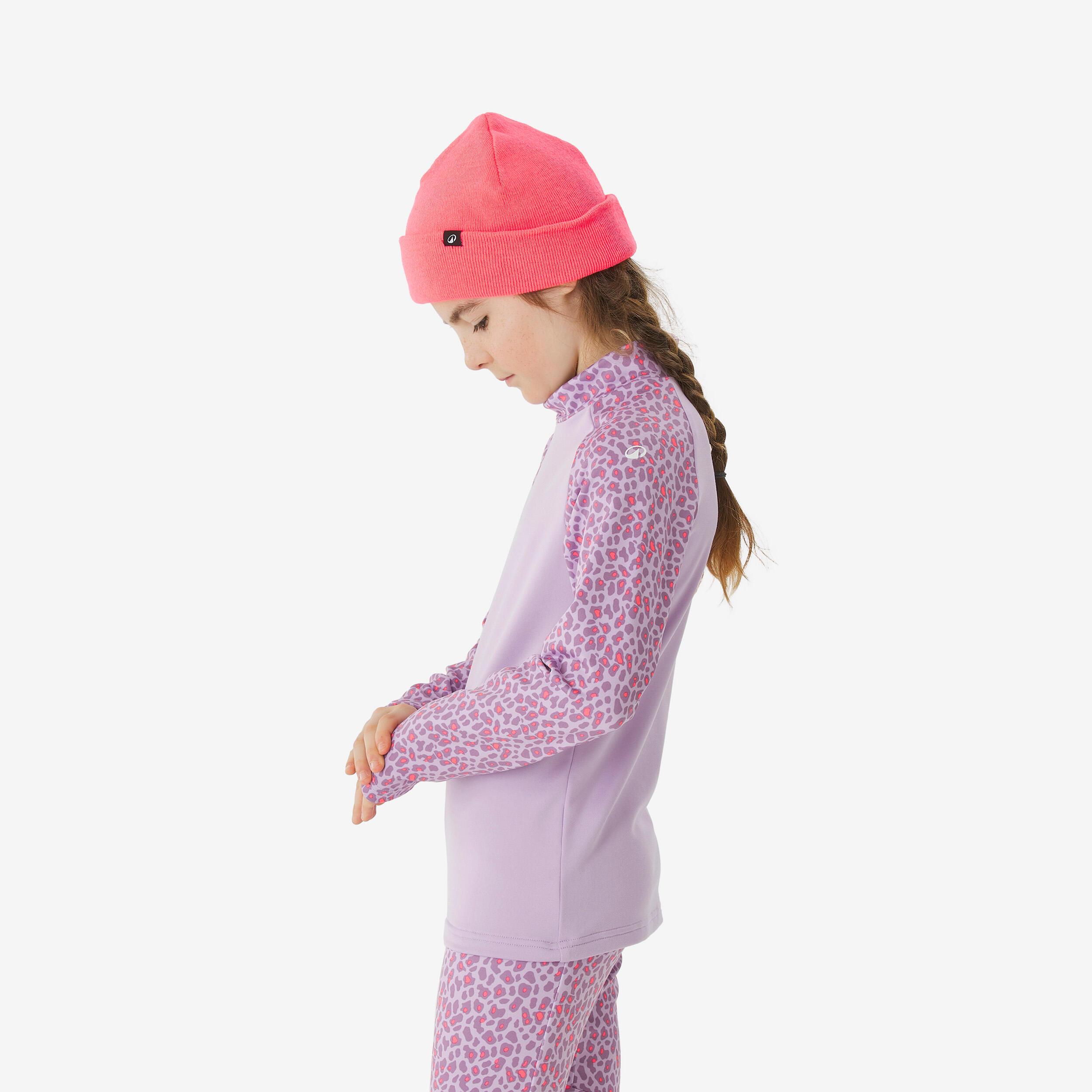 WEDZE  Unterhemd Ski Kinder Langarm Polyester 