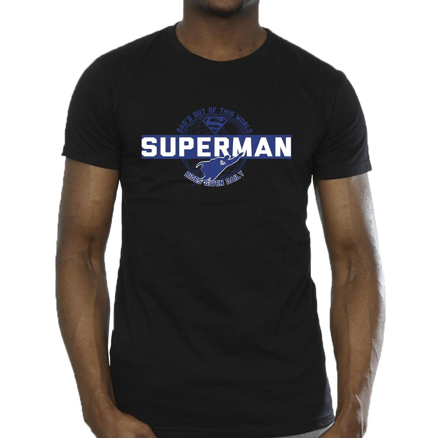 DC COMICS  Tshirt SUPERMAN OUT OF THIS WORLD 