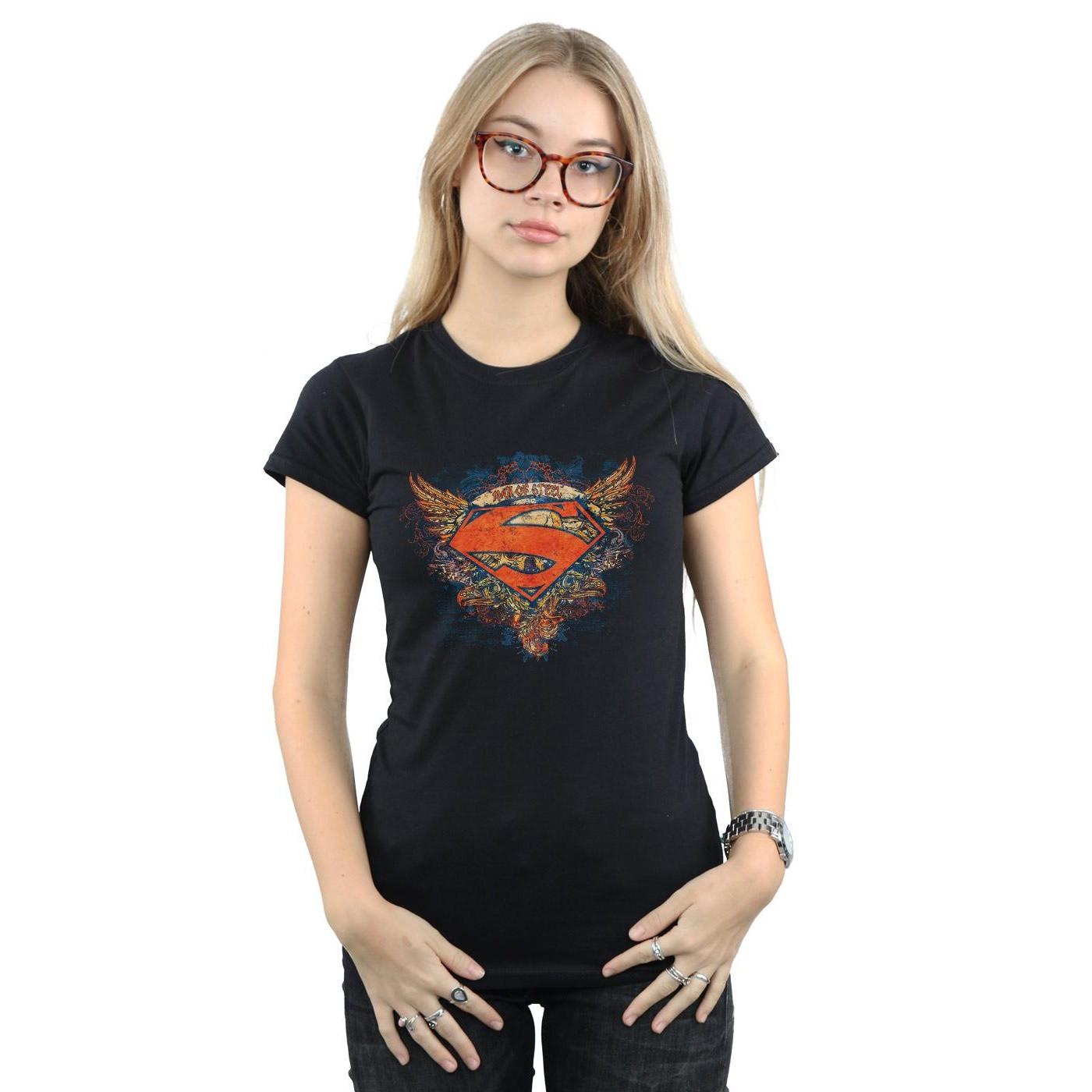 DC COMICS  Superman Wings Shield TShirt 