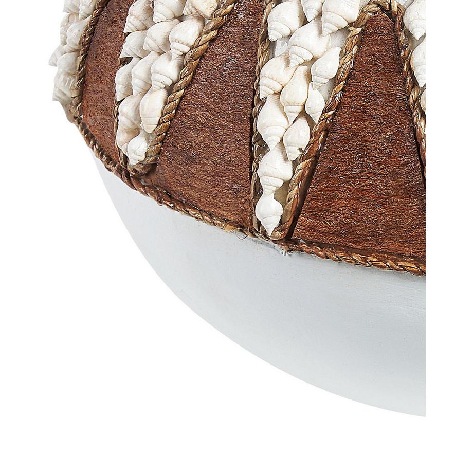 Beliani Dekovase aus Terrakotta Boho SIMPANG  