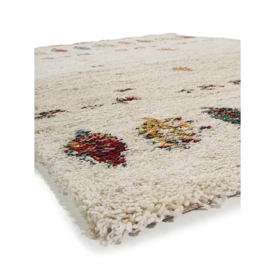 Benuta Tapis à poils longs Gobi Beige  