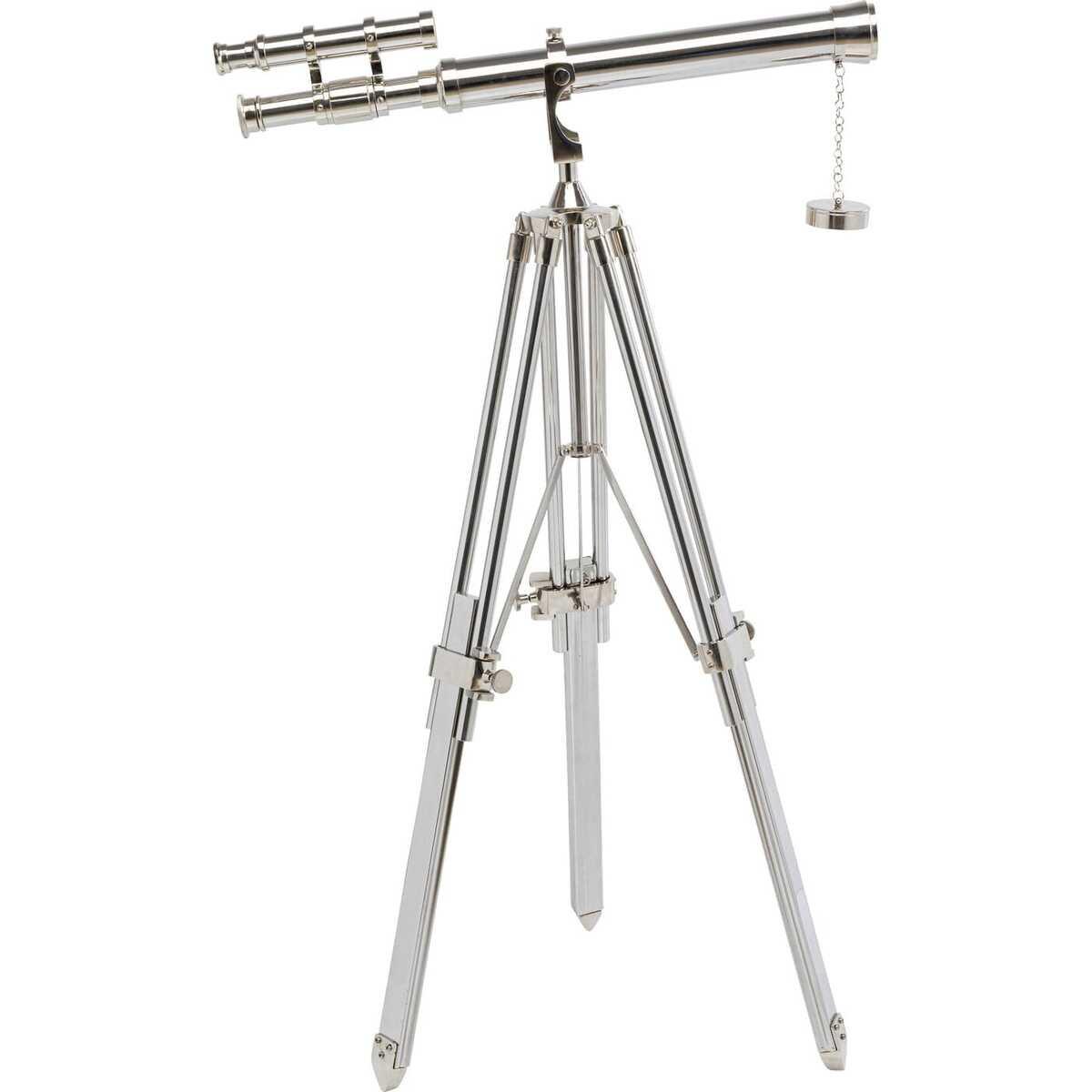 KARE Design  Deko Objekt Telescope silber 125 