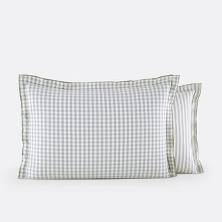 La Redoute Intérieurs Cottage Quadri Righe Seersucker Federa  