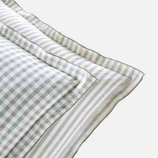 La Redoute Intérieurs Cottage Quadri Righe Seersucker Federa  