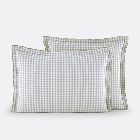 La Redoute Intérieurs Cottage Quadri Righe Seersucker Federa  