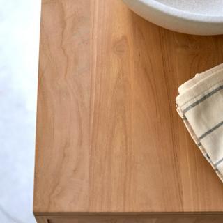 Tikamoon Mobile per il bagno in teak massello 145 cm Minimalys  