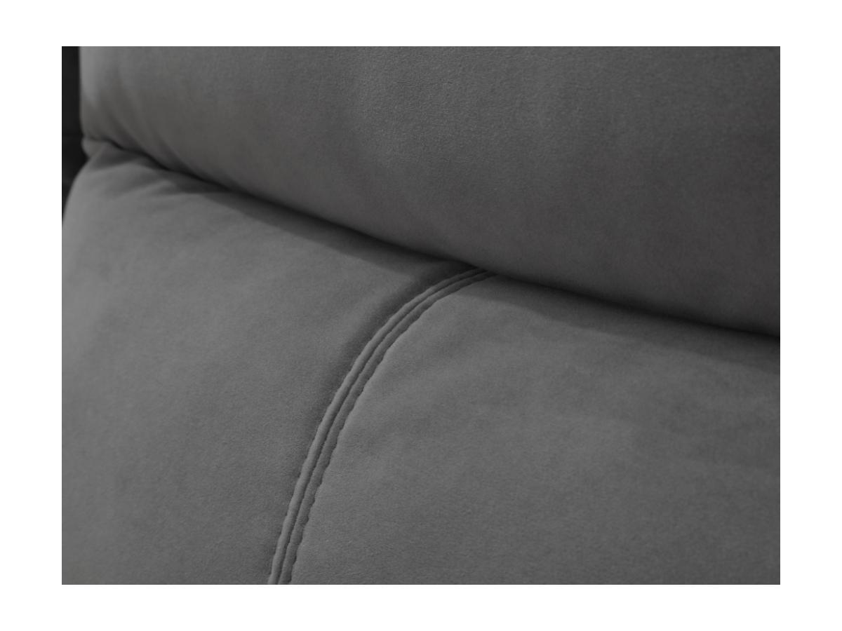 Vente-unique Couchgarnitur mit elektrischer Relaxfunktion 3+2 METTI Samt  