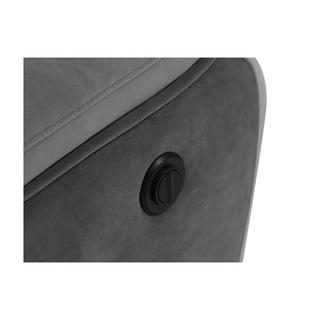 Vente-unique Couchgarnitur mit elektrischer Relaxfunktion 3+2 METTI Samt  