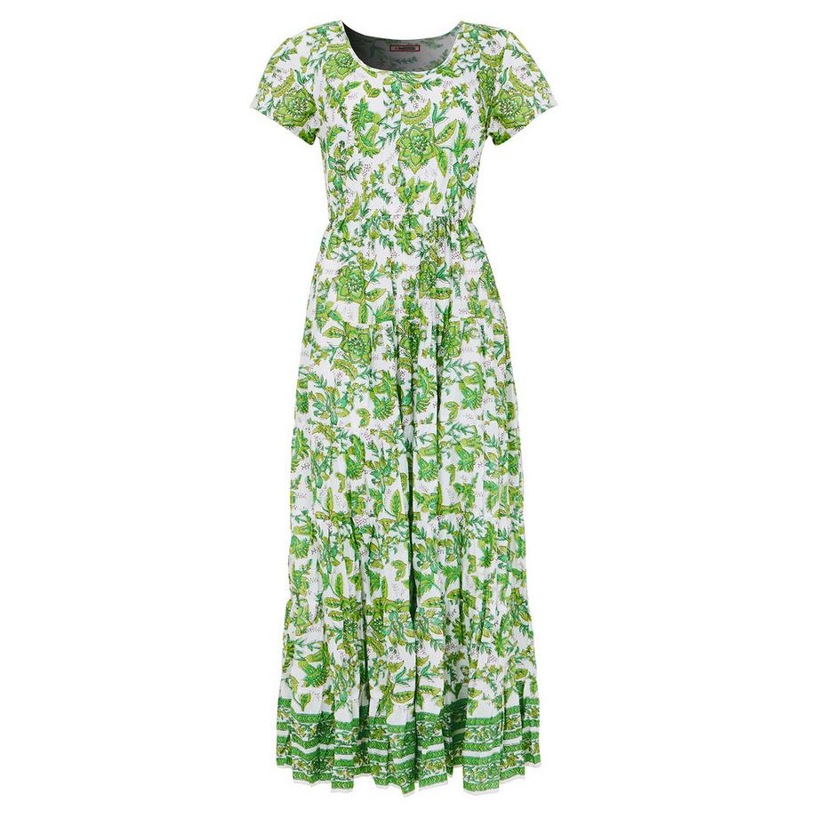 Joe Browns PETITE Robe Maxi Botanique Jupe Ample Effet Froissé  