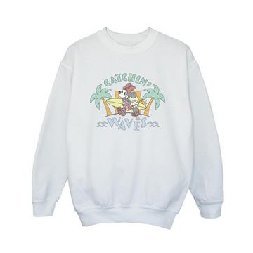 Minnie Mouse Catchin Waves Sweatshirt