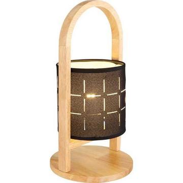 Lampada da tavolo Ninja legno tessile colore naturale 1xE14