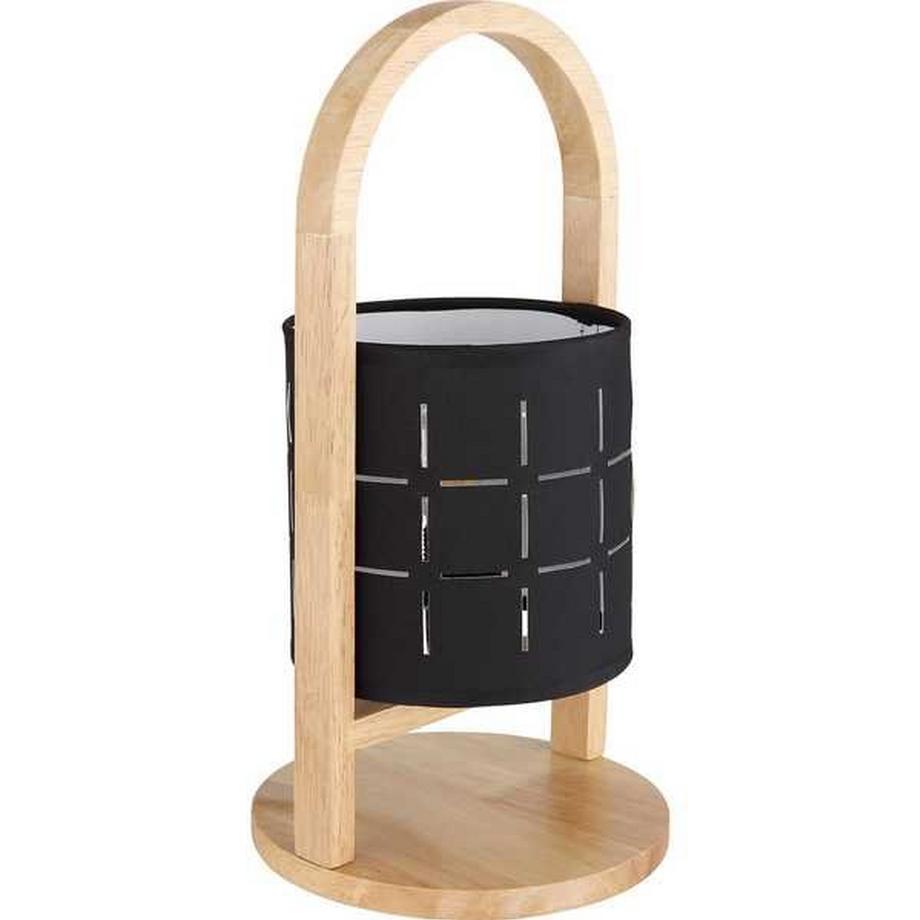 mutoni Lampada da tavolo Ninja legno tessile colore naturale 1xE14  