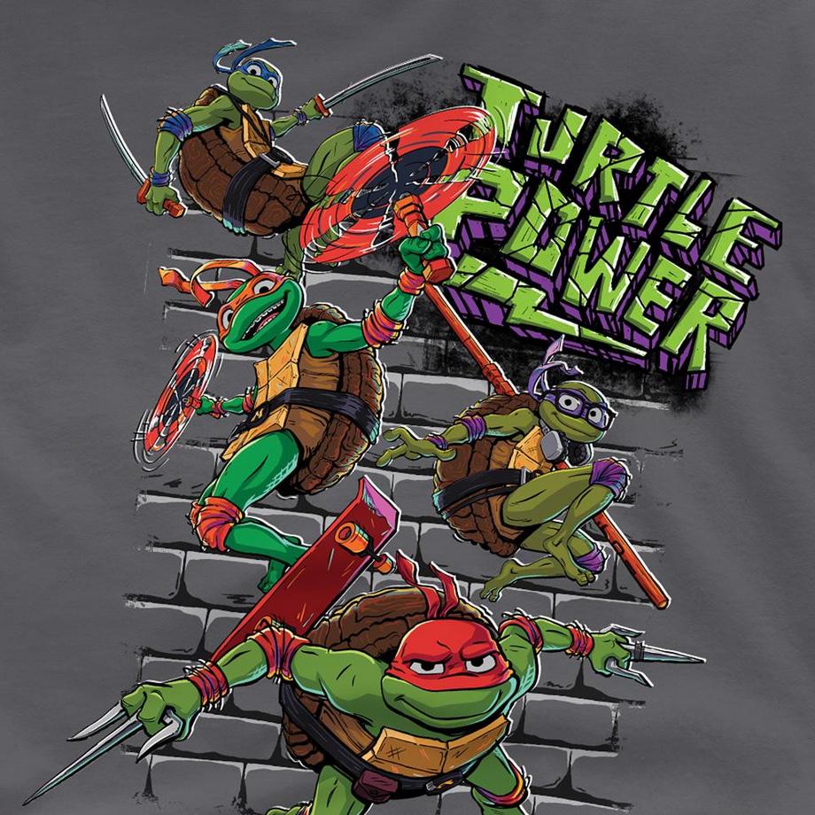 TEENAGE MUTANT NINJA TURTLE  T-ShirtMotiftyle Frères Turtle Power 