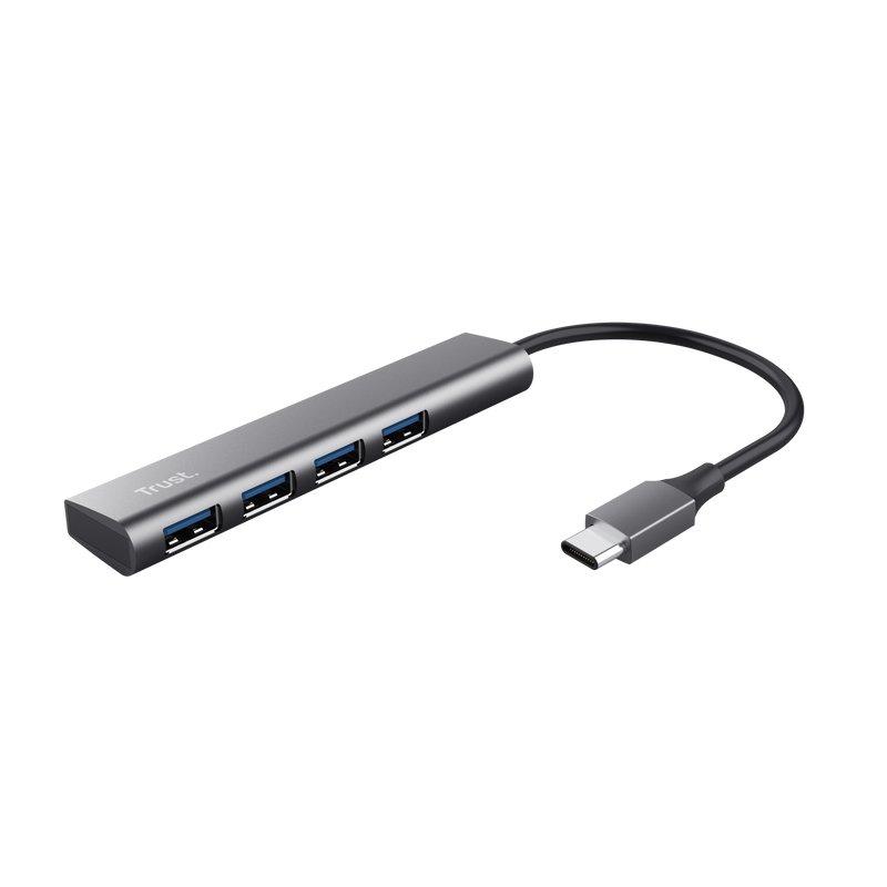 Trust  Halyx USB 3.2 Gen 1 (3.1 Gen 1) Type-A 5 Mbit/s Gris 