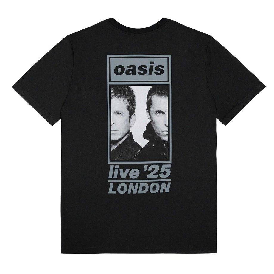 Oasis T-Shirt London 3 Août Event avec Imprimé au Dos  