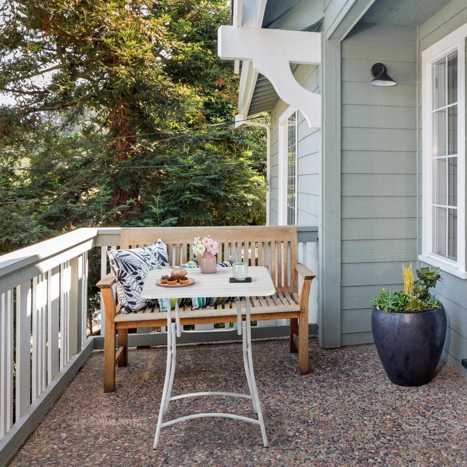 Northix  Tavolo pieghevole in metallo per balcone 