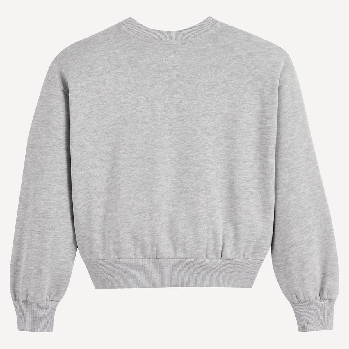 La Redoute Collections  Sweatshirt mit Rundhalsausschnitt aus Molton 