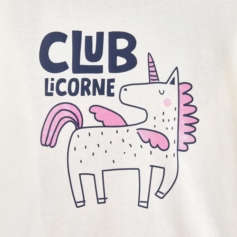 La Redoute Collections  2er-Set Einhorn-Pyjamas aus Baumwolle 