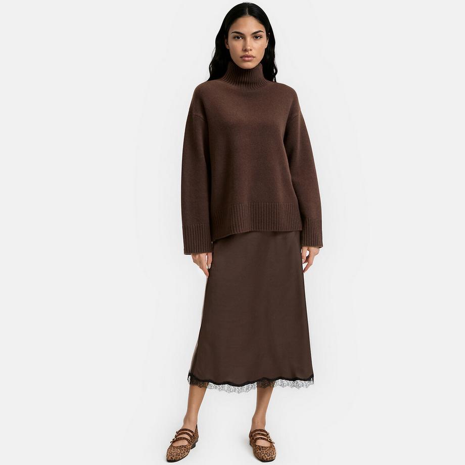 La Redoute Collections Pullover collo alto in lana  