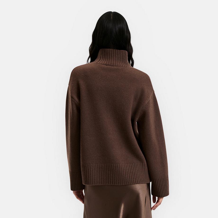 La Redoute Collections Pullover collo alto in lana  