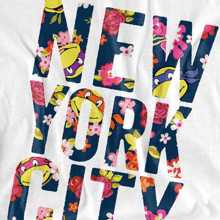 TEENAGE MUTANT NINJA TURTLE  New York City Maglietta Facce 