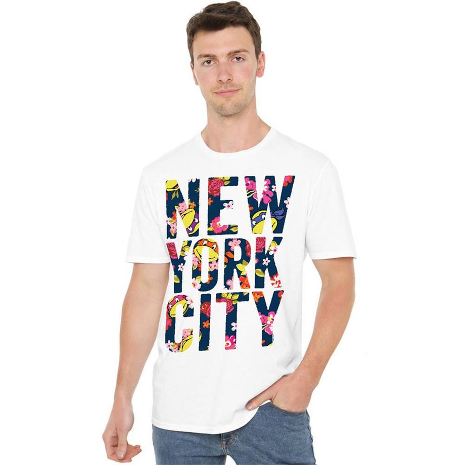 TEENAGE MUTANT NINJA TURTLE  New York City Maglietta Facce 