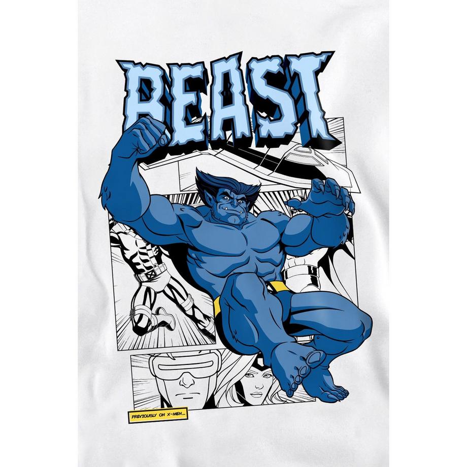 MARVEL X-Men Beast Felpa Grafica  