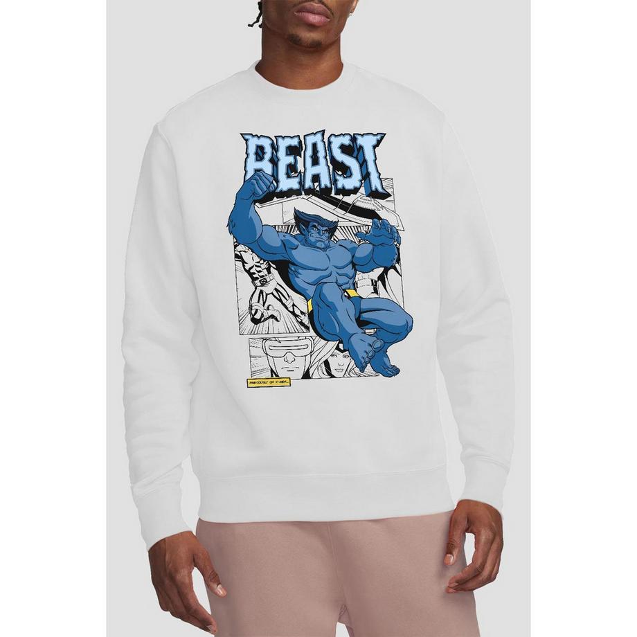 MARVEL X-Men Beast Felpa Grafica  