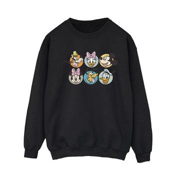 Mickey Mouse And Friends Faces Sweatshirt