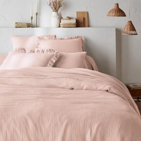 La Redoute Intérieurs Kumla Baumwoll-Musselin-Duvetbezug  