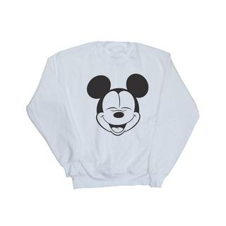 Disney Mickey Mouse lächelndes Gesicht Sweatshirt  