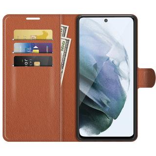 Cover-Discount  Galaxy S21 FE - Leder Etui Hülle 