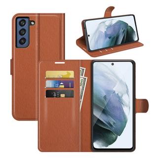 Cover-Discount  Galaxy S21 FE - Leder Etui Hülle 