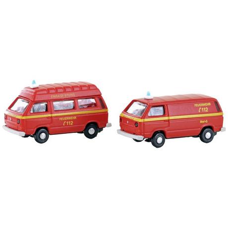 Minis by Lemke  Lot de 2 pompiers VW T3 N 
