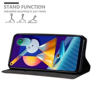 Cadorabo  Cadorabo Hülle kompatibel mit Samsung Galaxy A11  M11 - Schutzhülle mit Magnetverschluss, Standfunktion und Kartenfach 