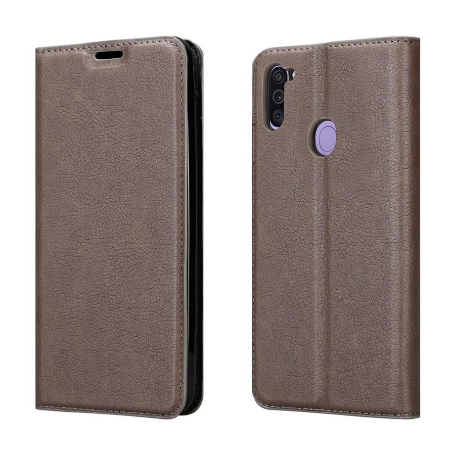 Cadorabo  Cadorabo Hülle kompatibel mit Samsung Galaxy A11  M11 - Schutzhülle mit Magnetverschluss, Standfunktion und Kartenfach 