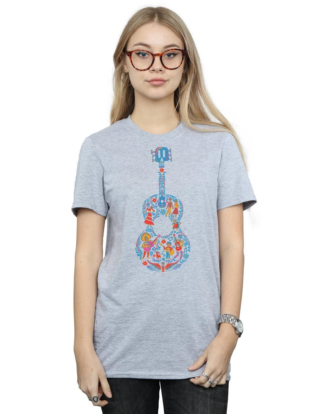 Disney  Coco Guitar Pattern TShirt 