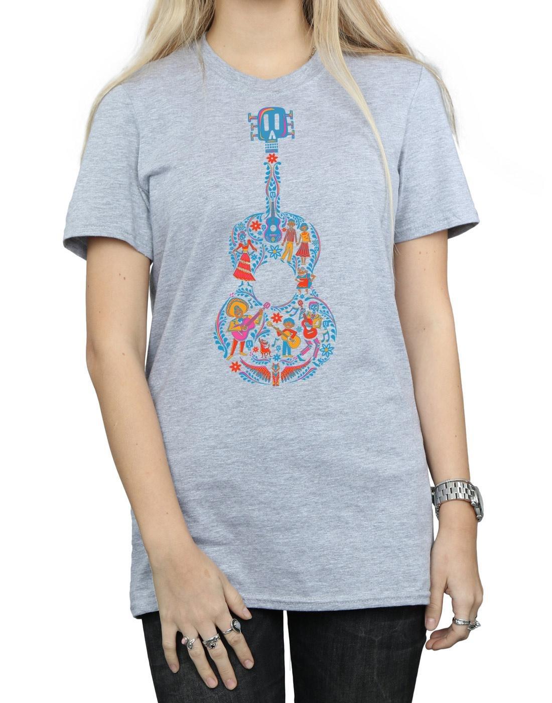 Disney  Coco Guitar Pattern TShirt 