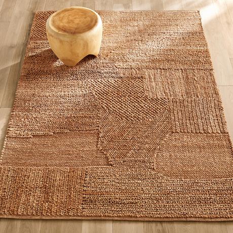 AM.PM Tapis jute tissé main  