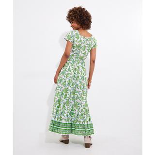 Joe Browns  PETITE Robe Maxi Effet Froissé Botanique Jupe Ample 