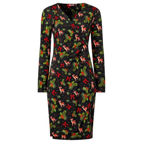 Joe Browns  Robe Enveloppante Jersey Festive 