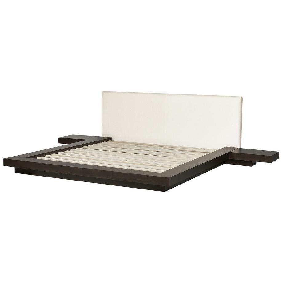 Beliani Letto con LED en Fibra a media densità (MDF)  ZEN  