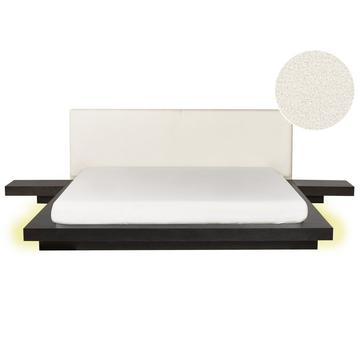 Letto con LED en Fibra a media densità (MDF) Scandinavo ZEN