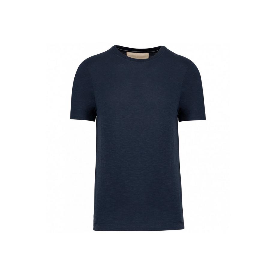 t-shirt écoresponsable col rond slub