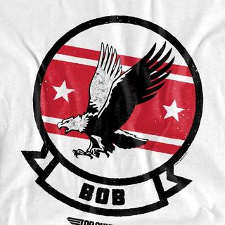 Top Gun Bob Bedrucktes Kurzarm T-Shirt  