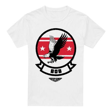 Top Gun Bob Bedrucktes Kurzarm T-Shirt  