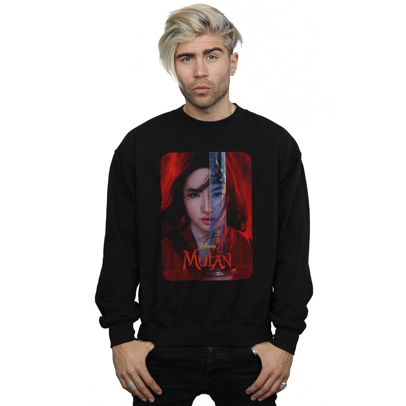 Disney Mulan Split Face Sweatshirt  