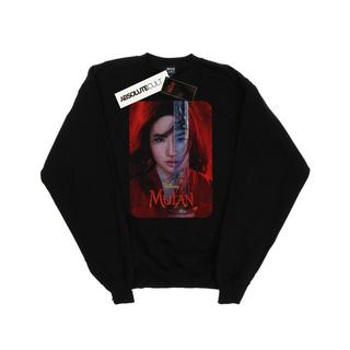 Disney Mulan Split Face Sweatshirt  