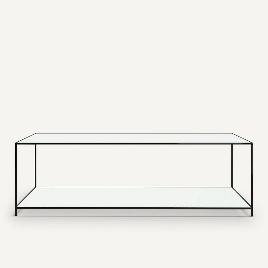 AM.PM Table basse carrée verre trempé  