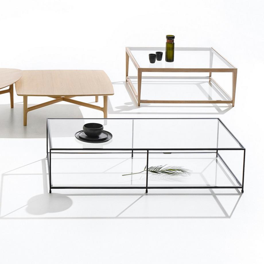 AM.PM Table basse carrée verre trempé  